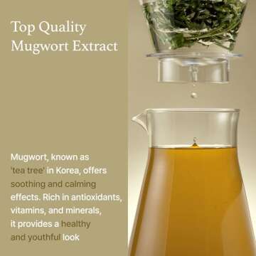 I'm From Mugwort Essence | 100% Vegan Extract - Soothe Sensitive and Irritated Skin, Redness Relief, Refreshing, Korean Hydrating Toner | 5.4 Fl Oz, All Skin Types, PETA Approved