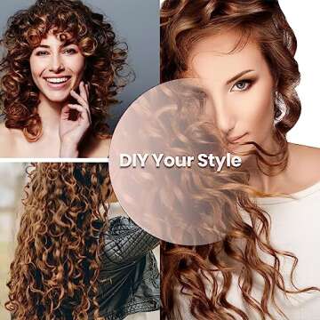 MIRZIANS Self-Holding Heatless Hair Rollers for Volume