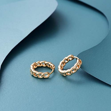 MEVECCO Gold Hoop Earrings for Everyday Minimalism