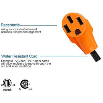 EPICORD RV Y Adapter Cord for Reliable Outdoor Power