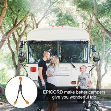 EPICORD RV Y Adapter Cord for Reliable Outdoor Power