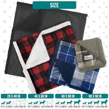 PetAmi Waterproof Dog Blanket for Medium Large Dogs