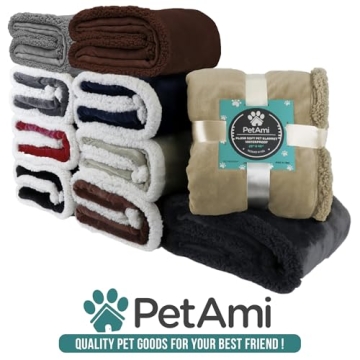 PetAmi Waterproof Dog Blanket for Medium Large Dogs