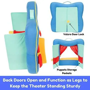 Finger Puppet Theater Stage with 6 Puppets - Portable Fun