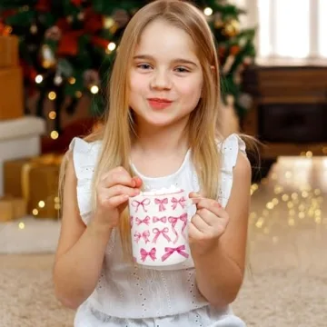 Whaline Pink Bow Mug Ideal for Elegant Celebrations