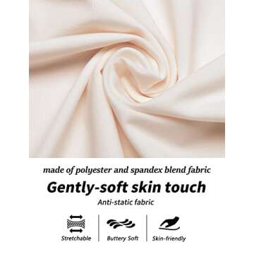 Avidlove Women's Adjustable Waist Half Slip Underskirt Short Lace Hem Lingerie