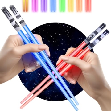 ChopSabers Lightsaber LED Light Up Chopsticks - Illuminate Your Dining Experience!