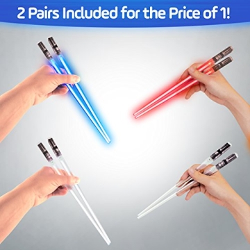 ChopSabers LED Light Up Chopsticks - Fun for All Ages