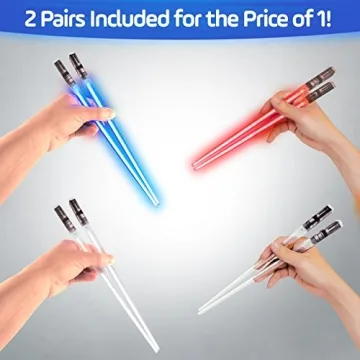 ChopSabers LED Light Up Chopsticks - Fun for All Ages