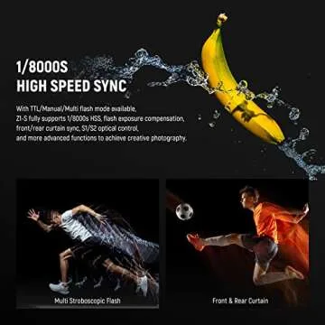NEEWER Z1-S TTL Speedlite for Sony Cameras with 76Ws Power