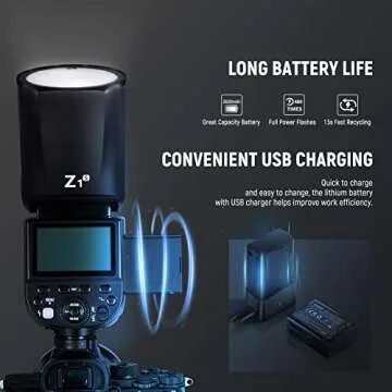 NEEWER Z1-S TTL Speedlite for Sony Cameras with 76Ws Power