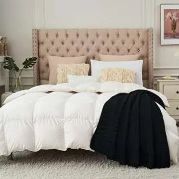 Longhui bedding Chunky Cable Knit Throw Blanket Lightweight Black 100% Organic Cotton Blanket for Sofa Couch Bed Baby Nursery, Rustic Shabby Chic Modern Farmhouse, 51” x 63” Give Laundering Bag