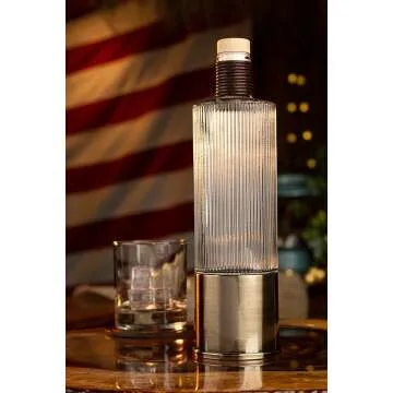 Patriotic Whiskey Decanter for Bourbon and Scotch