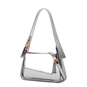 Stylish Hobo Bags for Women - Shiny Patent Leather Tote