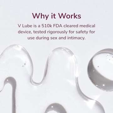 Kindra V Lube Silicone Base - Long-Lasting Personal Lubricant