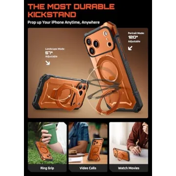SUPCASE for iPhone 17 Pro Max with Kickstand and Protection