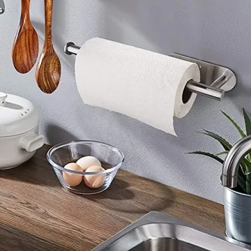 Self-Adhesive Stainless Steel Paper Towel Holders