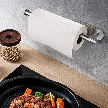 Self-Adhesive Stainless Steel Paper Towel Holders