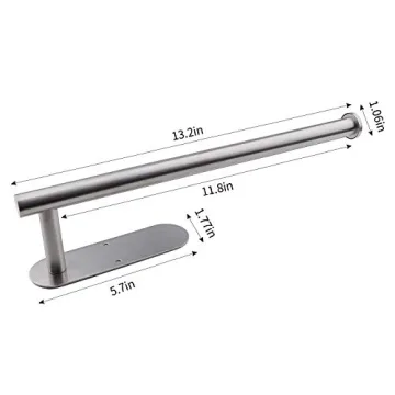 Self-Adhesive Stainless Steel Paper Towel Holders