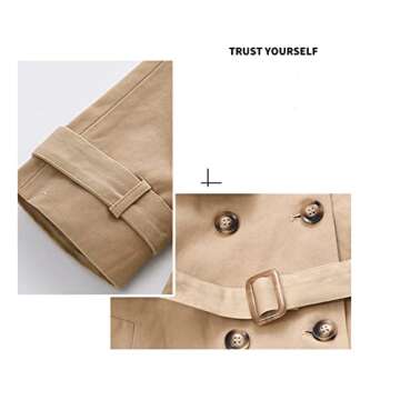 TAOJIAN Baby Girls Stylish Trench Jacket - Perfect for All Seasons