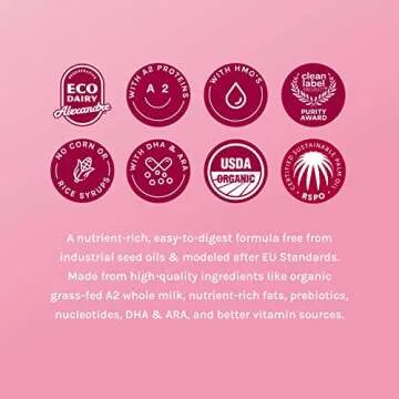 Serenity Kids 12+ Months Toddler Milk Formula Powder - Grass Fed Organic A2 Whole Milk - 12.7oz Can - Clean Label Project Purity Award Certified - 1 Count - Toddler Formula