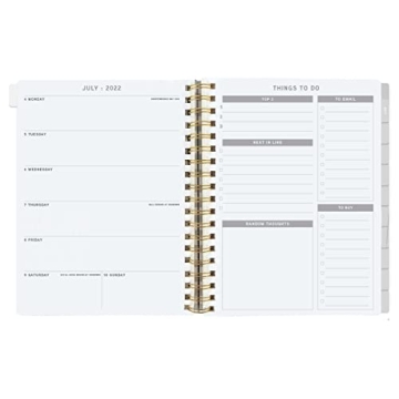 Stylish Vegan Leather Planner for 2023 | 18-Month Organizer