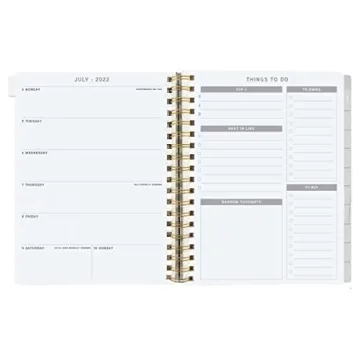 Stylish Vegan Leather Planner for 2023 | 18-Month Organizer