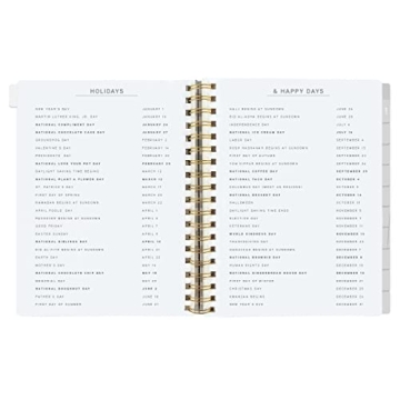 Stylish Vegan Leather Planner for 2023 | 18-Month Organizer