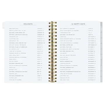 Stylish Vegan Leather Planner for 2023 | 18-Month Organizer