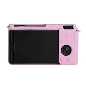 Durable ZV-E10 Silicone Case for Sony Vlog Camera - Pink