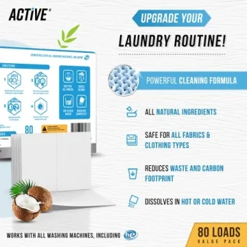 Eco-Friendly Laundry Detergent Sheets | 80 Loads of Freshness