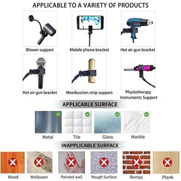 LUEXBOX 360 Degree Hair Dryer Stand for Effortless Styling