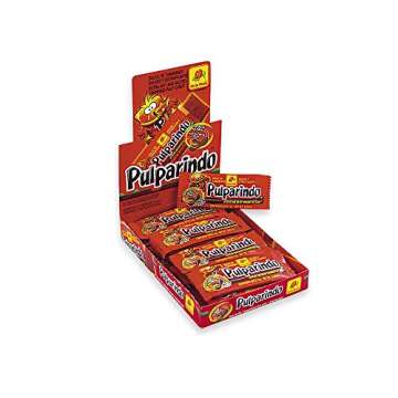 Pulparindo EXTRA HOT Tamarind Pulp Candy - 20 Count, Unique Spicy Snack