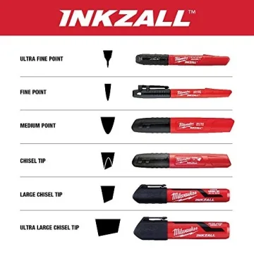 Milwaukee 48-22-3104 Inkzall Fine Point Marker 4-Pack
