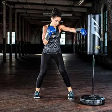 Everlast 16 Oz Pro Style Elite Cardio Kickboxing & Boxing Training Gloves, Black