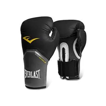 Everlast 16 Oz Pro Style Elite Cardio Kickboxing & Boxing Training Gloves, Black