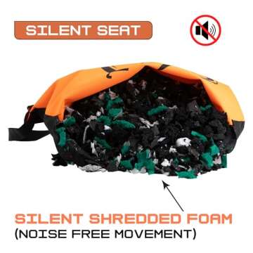 Northeast Products Heat-A-Seat by ThermaSeat- Insulated Hunting Seat Cushion, Blaze/Black 17-Inch, Coyote 600 Denier/Mossy Oak Camo