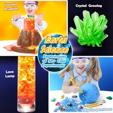 UNGLINGA 50+ Science Lab Experiments Kit for Kids