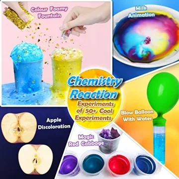 UNGLINGA 50+ Science Lab Experiments Kit for Kids