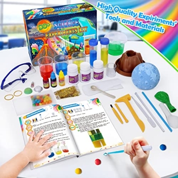 UNGLINGA 50+ Science Lab Experiments Kit for Kids