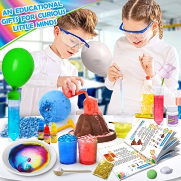 UNGLINGA 50+ Science Lab Experiments Kit for Kids
