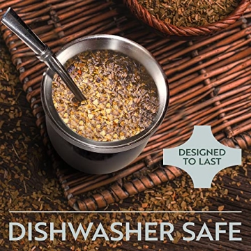 Norte Yerba Mate Tea Gourd and Bombilla Set - Stylish & Durable