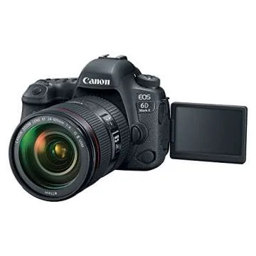 Canon EOS 6D Mark II DSLR Camera with EF 24-105mm USM Lens, WiFi Enabled Black