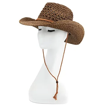 Melesh Adult Cowboy Hat for Outdoor Fun and Protection
