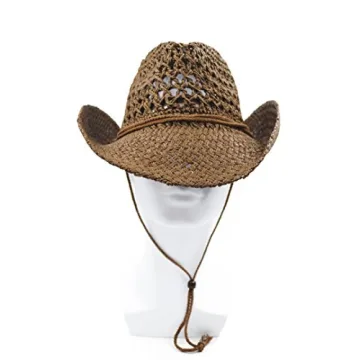 Melesh Adult Cowboy Hat for Outdoor Fun and Protection
