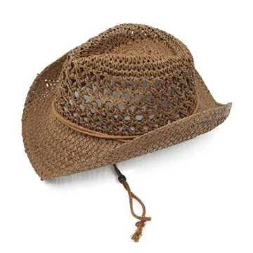 Melesh Adult Cowboy Hat for Outdoor Fun and Protection
