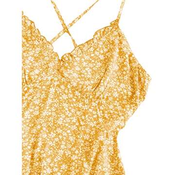 ZAFUL Women's Floral A-Line Mini Dress for Summer Fun