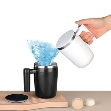 Self Stirring Mug - Rechargeable Mixing Cup for Drinks