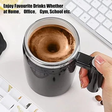 Self Stirring Mug - Rechargeable Mixing Cup for Drinks