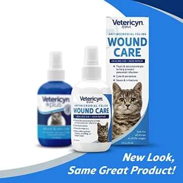Vetericyn Cat Wound Care Spray for Healing and Relief